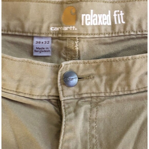 Carhartt Rugged Flex Relaxed Fit Pants Men's 38x31 Cotton Canvas Work Carpenter - Picture 5 of 14